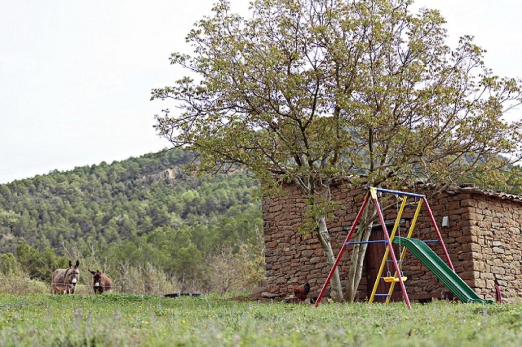 Masia Ca L'Anima Hotel La Baronia de Rialb Værelse billede